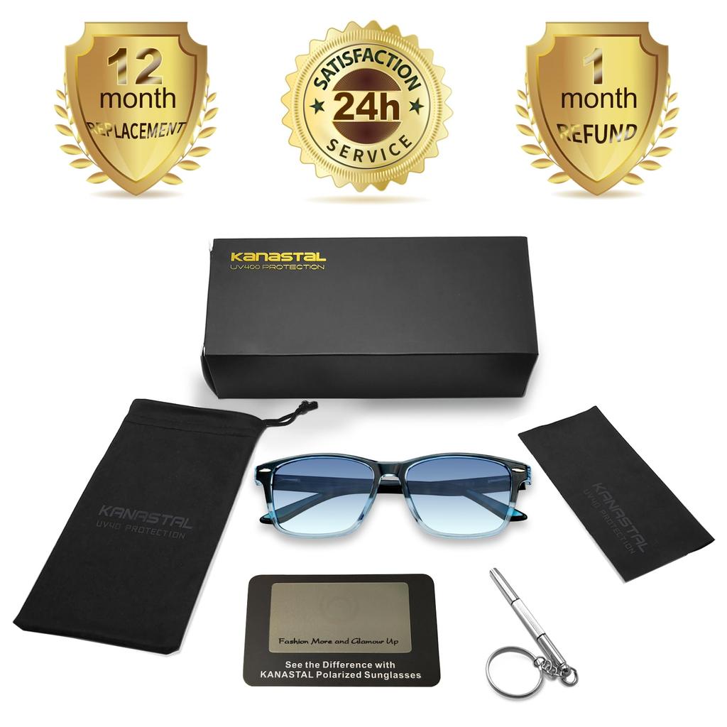 [KANASTAL] Sunglasses, Men's, Polarized, Women's, Stylish, UV400 UV Protection, Ultra