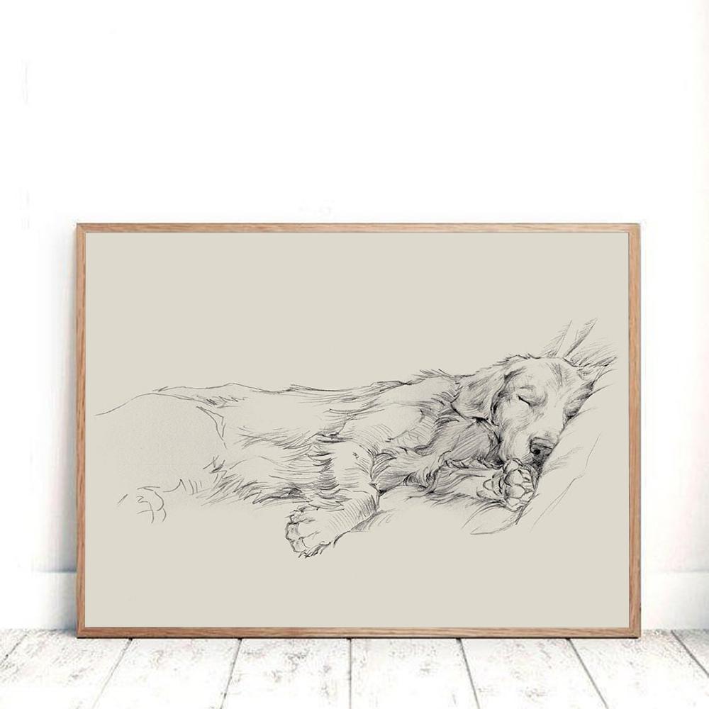 

Черный бежевый лабрадор принт собачник подарок лабрадор ретривер забавный собачий арт холст картина настенная картина домашний декор без рамки 21*30cm No Frame