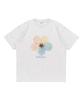 Koso Beauty Flower Short Sleeve T-Shirt (White)