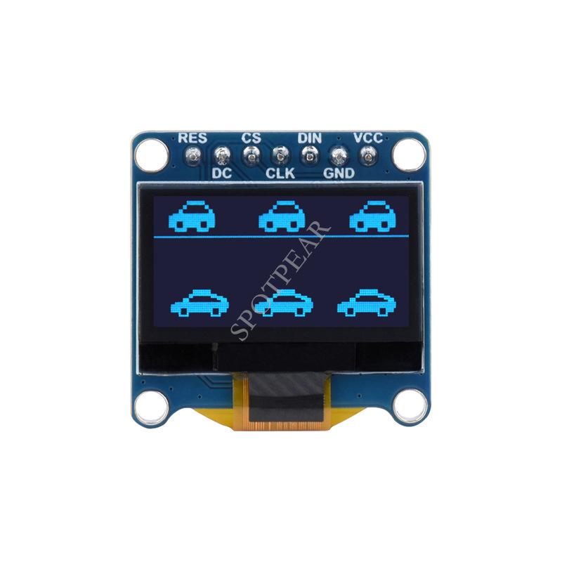 Raspberry Pi 0,96" OLED Zweifarbiges Display (Gelb/Blau) 128×64 für Arduino/STM32