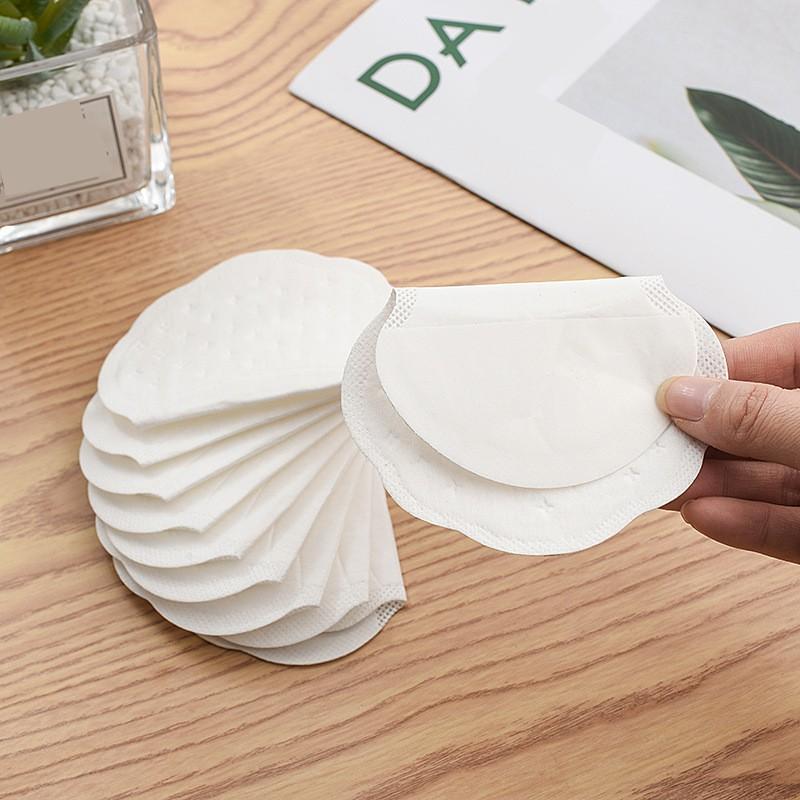 50pcs Underarm Pads Dress Clothing Perspiration Absorb Pads Invisible Armpit Care Sweat Absorbent Pads Deodorant for Women Men