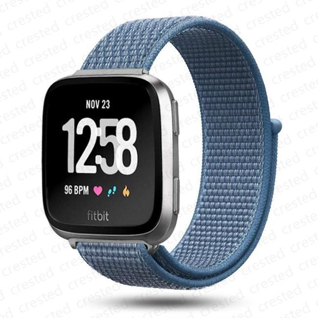 Nylon Loop Strap for Fitbit Versa 4 3 band Smart watch replacment Soft Breathable Sport belt Correa Bracelet Fitbit Sense 2 band