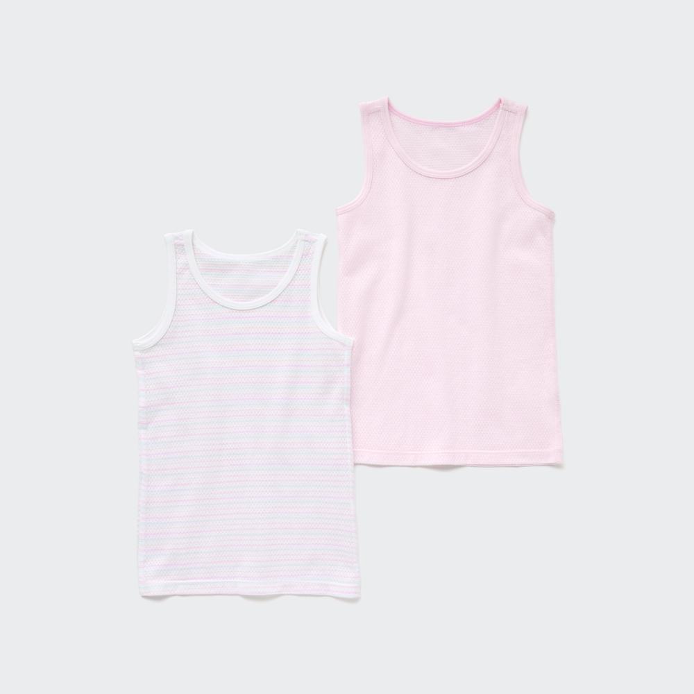 

Майка UNIQLO BT из хлопковой сетки (2P) однотонный/узор