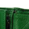 Used Double G Exotic Compact Wallet 9539 456126 7941 Petit Marmont GG Marmont Ostrich Green Unisex from Japan AUTHENTIC