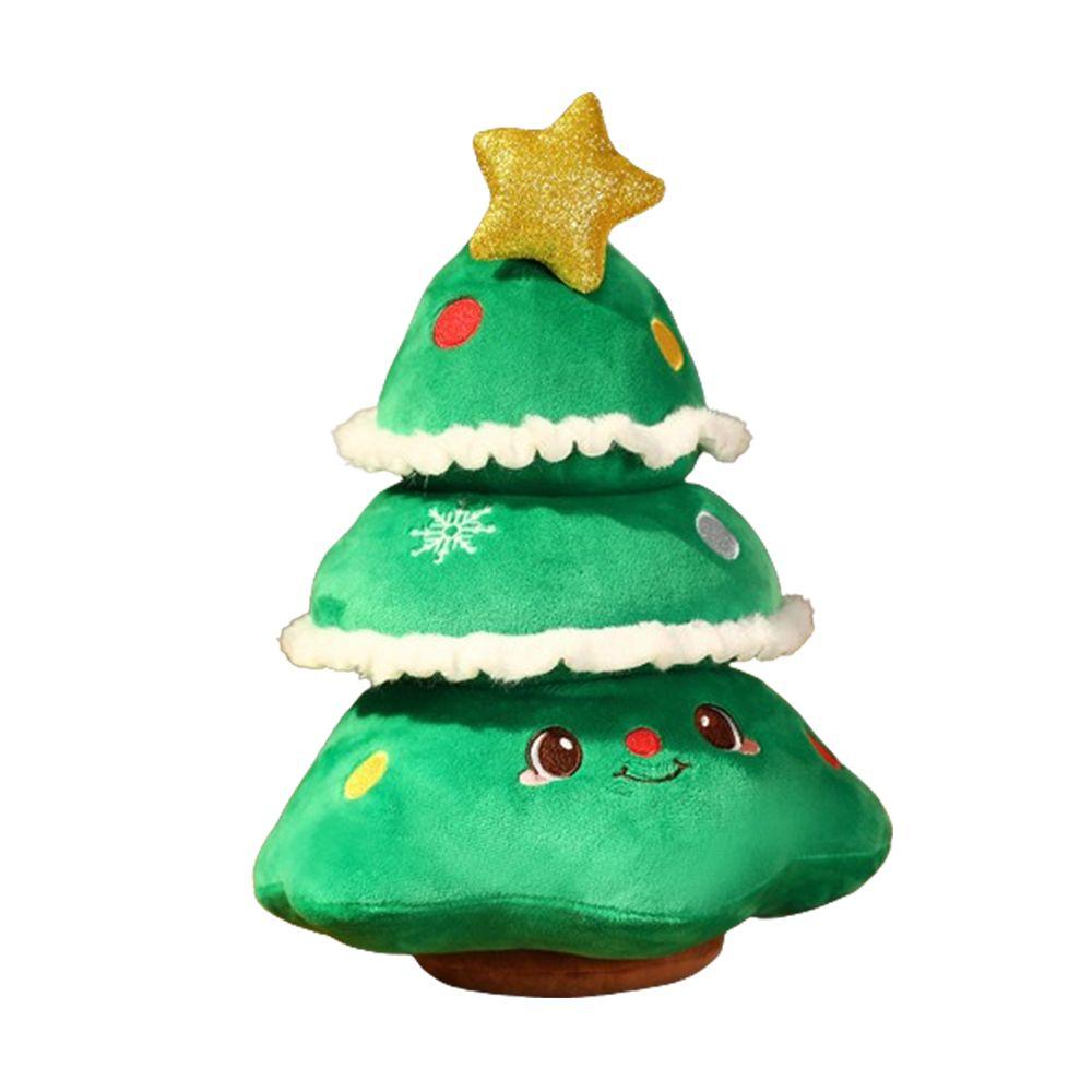 Lovely Christmas Stuffed Plush Toys Christmas Decoration 3D Stuffed Animals Elk Toy  Toddler