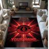 Charlton Athletic Printed Crystal Velvet Rug Non‑Slip Crystal Velvet Carpet For Sofa Bedroom Indoor Home Decoration