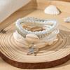 Boho Perlenarmband Instagram-inspiriert Nischenstil Farbblock-Stapelarmband-Set
