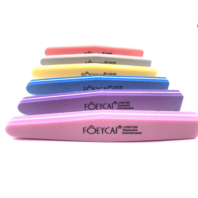 

Fucai J Nail Salon Sponge File & Buffer for Gel Polish Removal F (J) Sponge Diamond