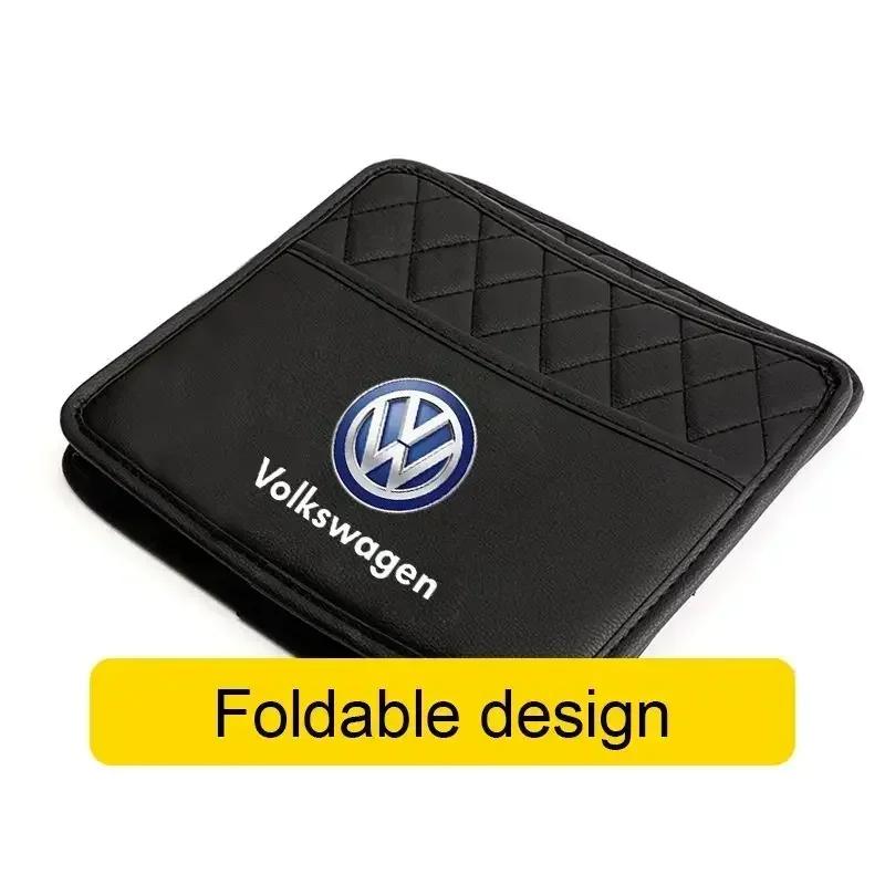 For VOLKSWAGEN VW GTI B5 2025 Hot For Volkswagen Seat Storage Bag PU Leather Box Storage Bag Phone Tissue Drink Purse For VolkswSZ10