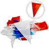 Bunting String Flag Triangular String Flag Fundraisers Street Parties White 18m Length 50pc Blue For Celebrations