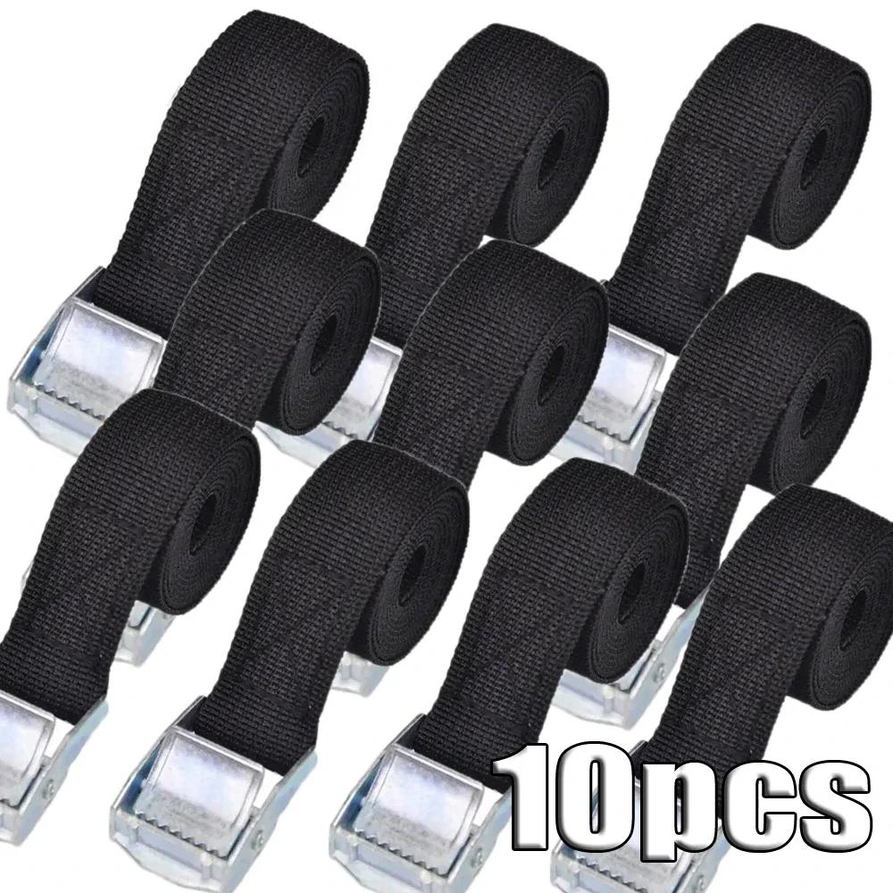 1/3/5/10x Auto Accessories Car Heavy-duty Cargo Lashing Fixing Belt 40cm Quick Release Luggage Tension Rope Strong Ratchet Strap