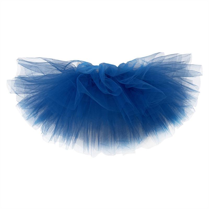 Tutu Running Skirt Mini Skirt 6-Layer Tulle Tulle Skirt Sexy Ballet Skirt Tiered Skirt Petticoat Fluffy Layered Tulle Tutu Skirt