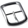 2pcs Rectangular Stainless Steel Belt Buckles Single Prong Belt Buckles  for 1.5 Inch/38mm Belt