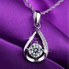 Yihua Didi Teardrop Pendant Clavicle Chain - Simple Design, Elegant and Shiny.