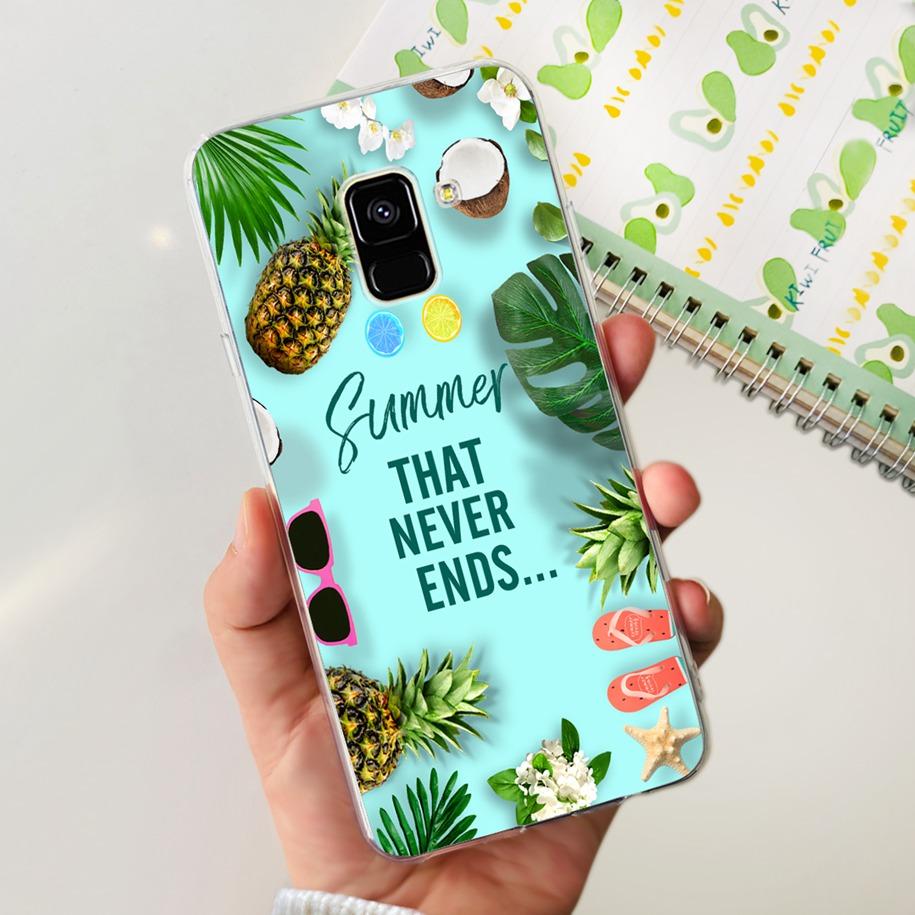 For Samsung Galaxy A6 A8 Plus Case 2018 Case Fashion Butterfly Soft Clear TPU Phone Cover For Samsung A6+ A8+ A 6 A 8 2018 Funda