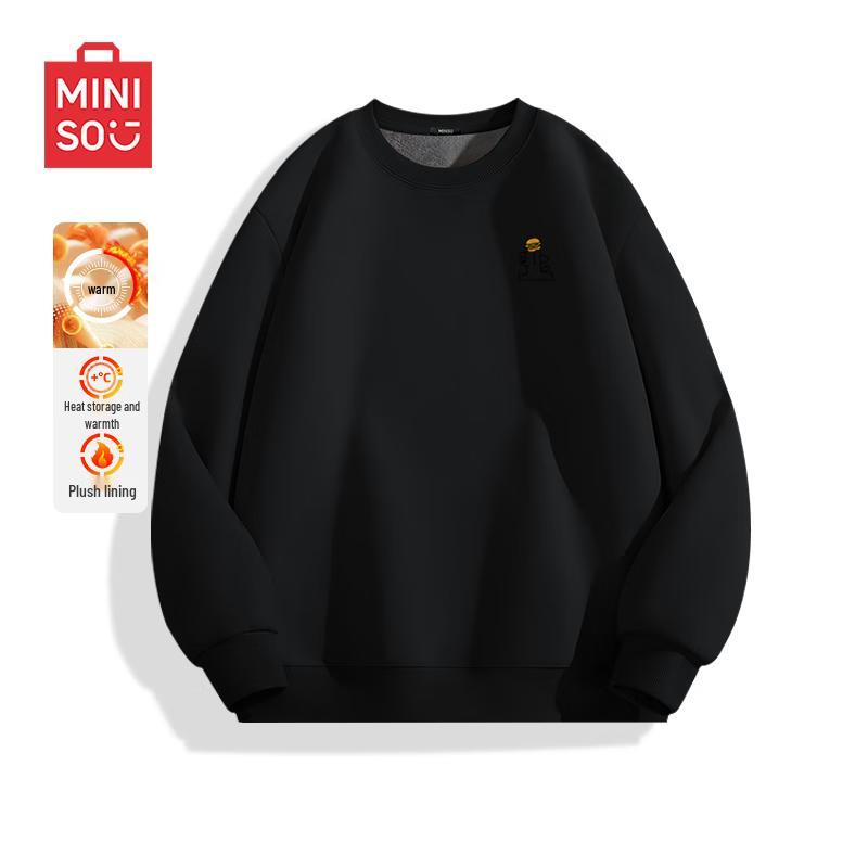 MINISO Men's Cartoon Puppy Pullover Sweatshirt