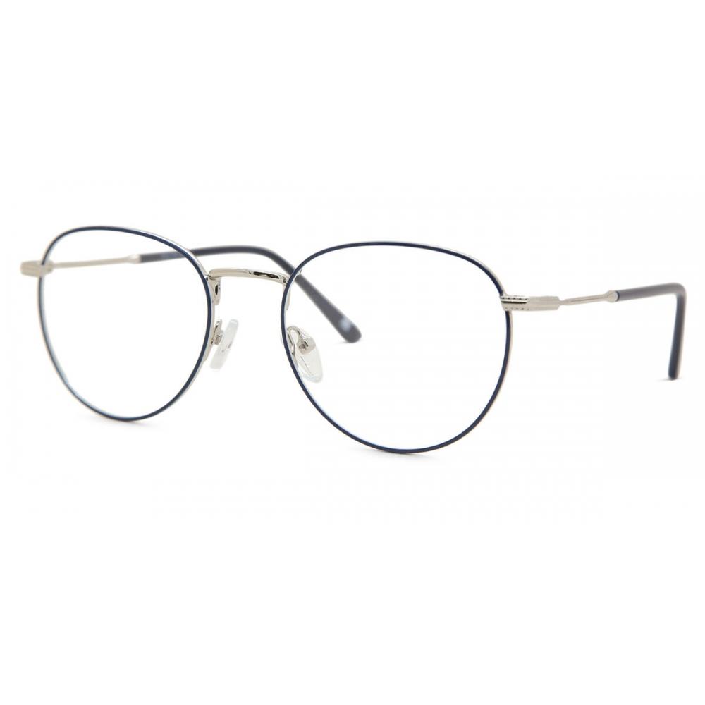 Full Rim Oval Blue Silver Smartbuy Collection Akami 920d Fashion Unisex Eyeglasses