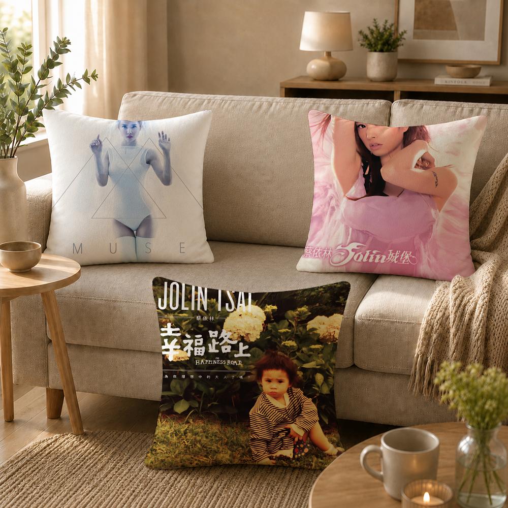 Singer JJOLIN Cushion Cover Soft Short Plush SkinFriendly Cushion Case for MultiScene Use