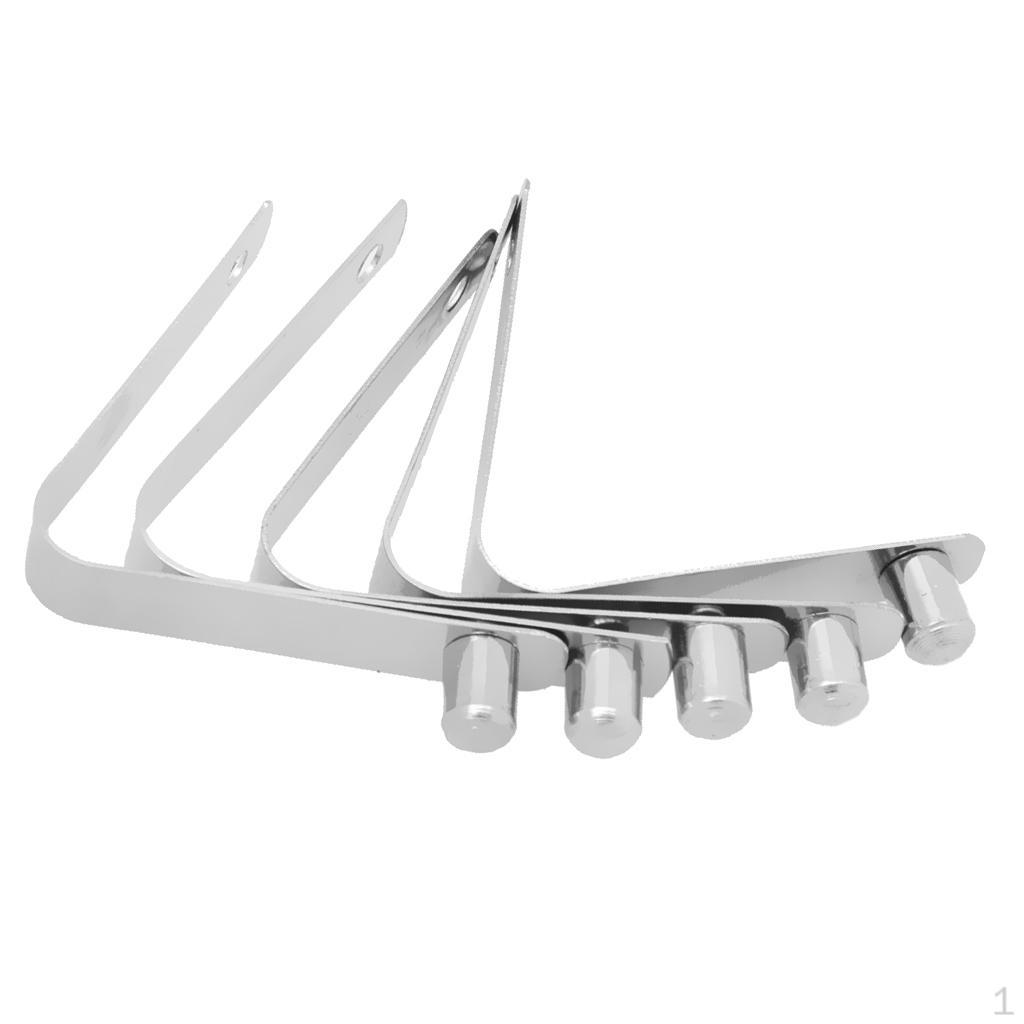 Stahlklemmen für Zeltstangen - 5er-Pack