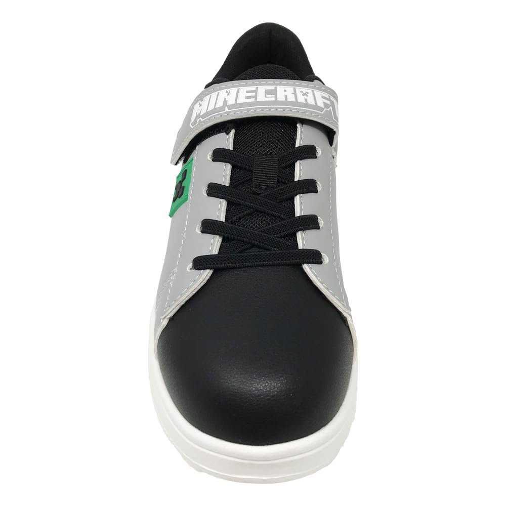 Minecraft Kids' Creeper Skeleton Enderman Sneakers (Gray, Size 21.0 Cm) 1X3M38H