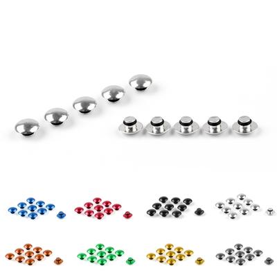Bruce & Shark Socket Bolt Cover M8 Universal Bolt Cap Cap Bolt Cover M8 Black