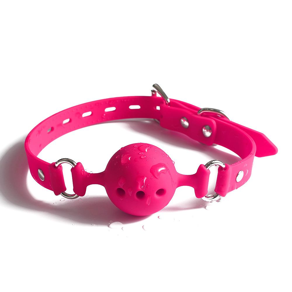 3 Sizes Soft Safety Silicone Open Mouth Gag Ball Bdsm Bondage Slave Ball Gag Erotic Sex Toys For Woman Couples Adult Sex Games