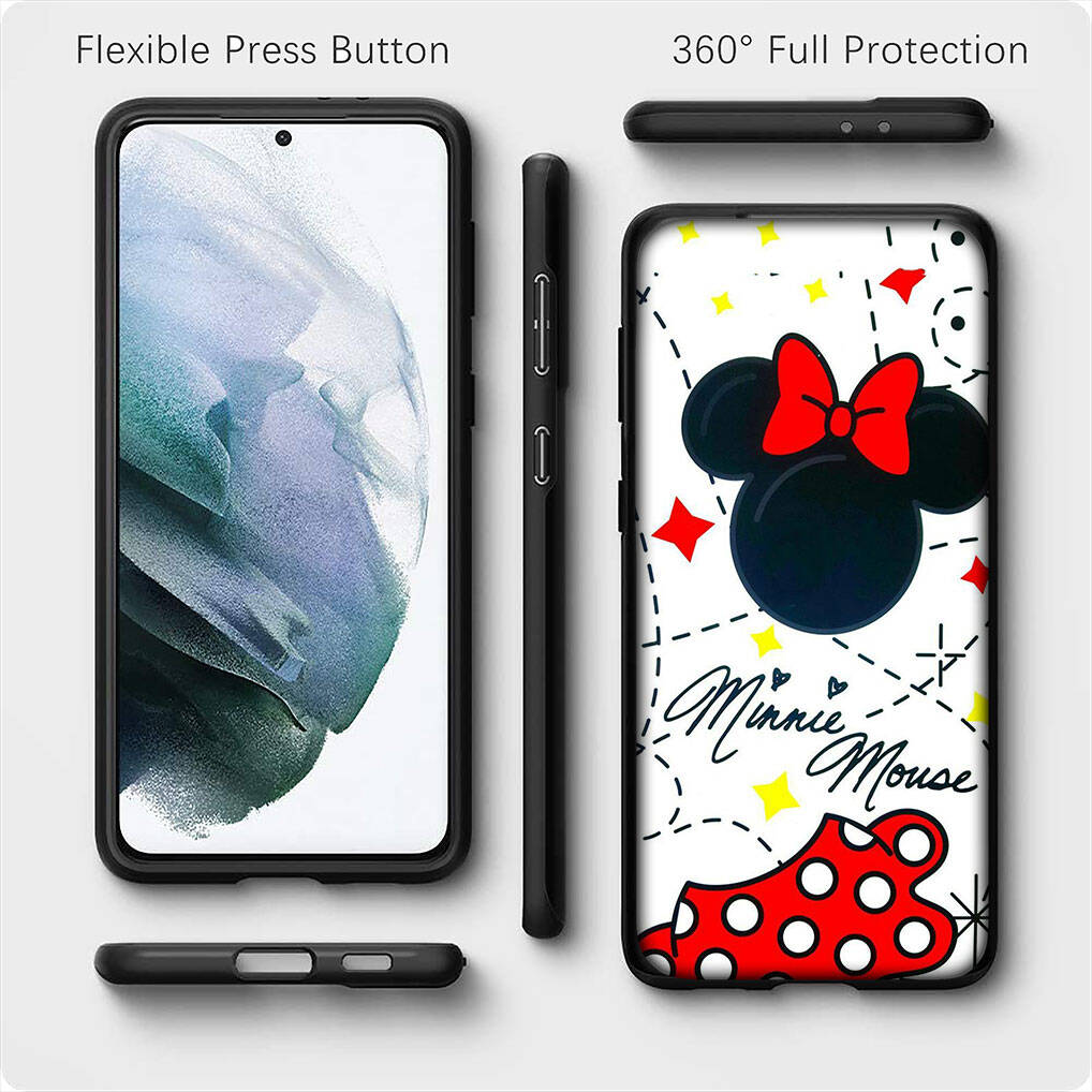 for Samsung Galaxy S25 S24 S23 iPhone 17 16 15 Xiaomi Redmi Note 14 13 12 11 Plus Pro Max XR A37 A57 Phone Case Comics Minnie Mouse OPPO Huawei Cover