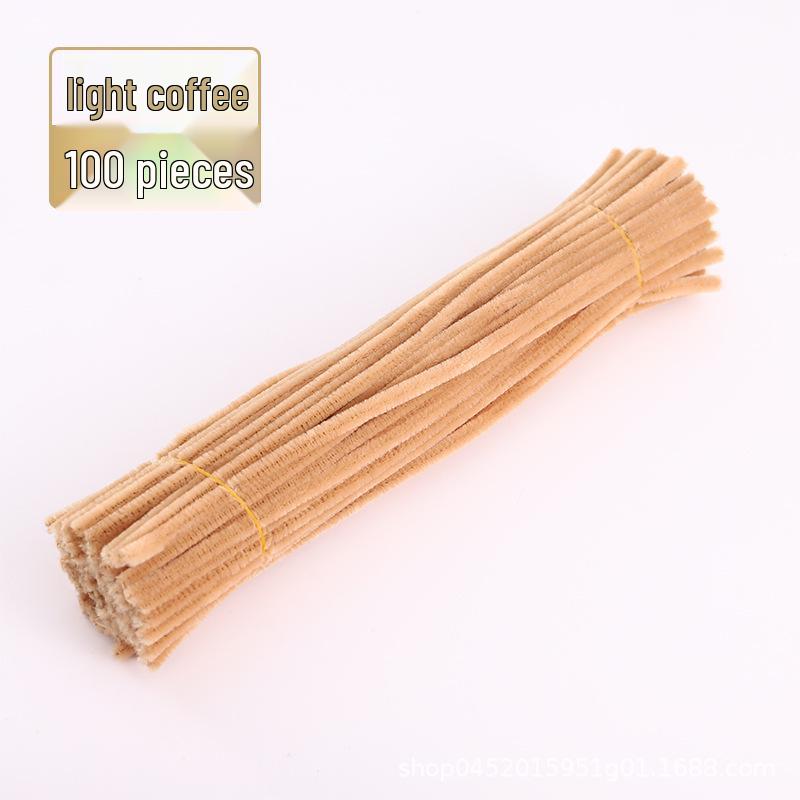 Youyou Tiger Twist Stick Handmade Super Soft Chenille Stems Educational Craft Materials for Macarons