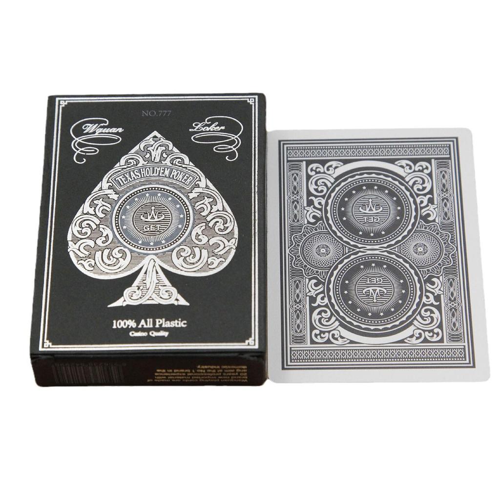 Gold Foil Texas Hold'em Playing Cards – Waterproof, Gold-Edged, Perfect for Home Games