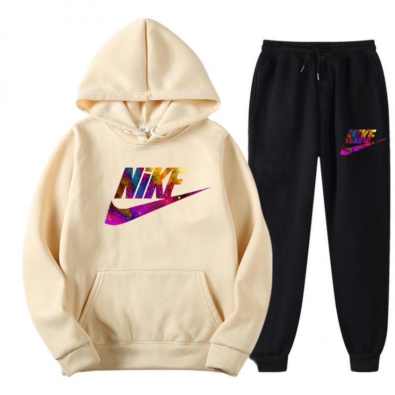 Damen Europäischer & Amerikanischer Street Style Hoodie Sweatshirt Set - Lässiger Zweiteiler Pullover für Outdoor Sportbekleidung