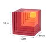Wood Building Blocks Educational Bricks Montessori Developing Brain Teaser Toy