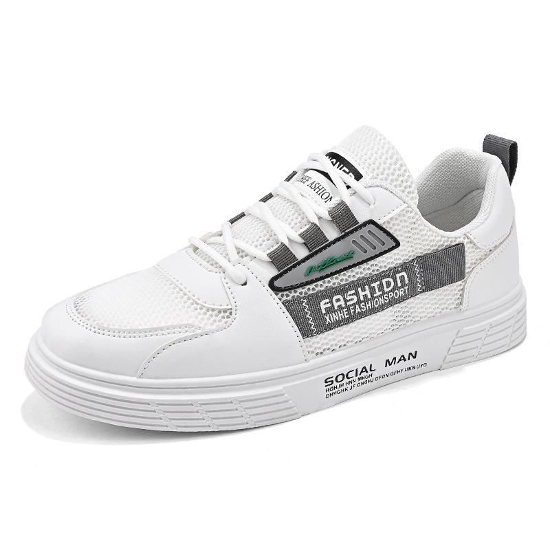 

Летние дышащие новые кроссовки для сноуборда, мужские спортивные туфли с сеткой, низкие, подходящие по цвету, на шнуровке, белые туфли 39