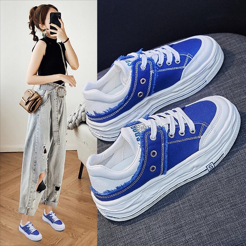 

Женские дизайнерские кроссовки Vulcanize Shoes 2022 Urban Casual Sports Canvas Shoes Женские дышащие кроссовки на шнуровке 35 красный