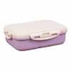 Divided Student Lunch Box with Lid Food Storage Container Portable Microwave Oven Lunch Box  Picnic