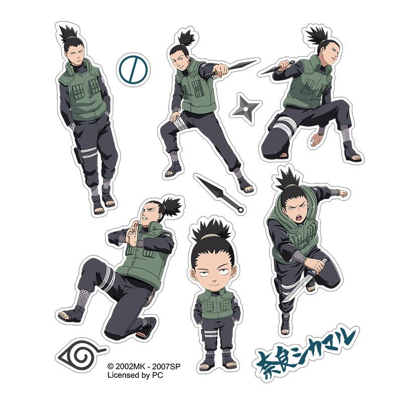 Naruto Akatsuki & Kakashi Waterproof Reusable Stickers - Genuine Merchandise