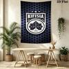 Kifisia FC Wall Tapestry Aesthetic Wall Hanging Printed Fabric Blanket Decorative Tapestries for Bedroom Living Room Home Decor