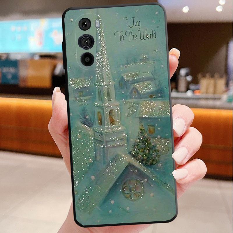 

Phone Case For Motorola Edge 50 40 Pro 60 50 40 30 Ultra Neo Fusion Moto G Play G Stylus G Power G Santa Christmas Tree Moto Edge 40