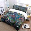 Colorful Mandala Three-Piece Set Decor Bedding Set With 1 Duvet Cover 2 Pillowcases Single Double King Queen, Gift