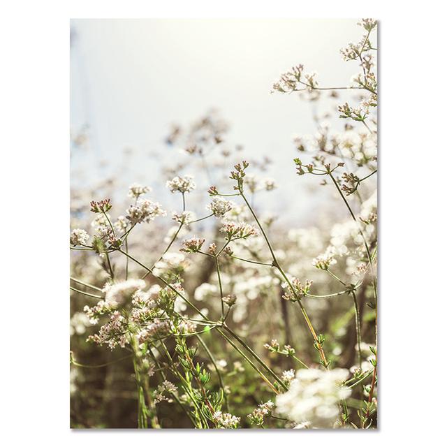 Nature Landscape Green Mountain Forest Leaf Canvas Painting Poster Nordic Art Print Wall Picture for Living Room Bedroom Decor