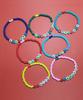 Bonbeau Initial Color Beads Bracelet 7 Colors