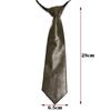 College Style PU Leather Ties Solid Color Lazy Tie Retro JK Necktie