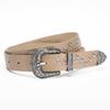 Star Rivet Pu Women'S Belt Goth Retro Versatile Jeans Accessories Girdle Hip Hop Punk Y2K Girls Pin Buckle Black Waistband