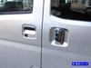 BRIGHTZ Chrome Door Handle Cover Knob for Toyota Hijet Cargo Hijet Cargo S700V/S710V [DHC-NOBU-419] 700V/710V/700/710