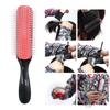 9-Rows Detangling Hair Brush Denman Detangler Hairbrush Scalp Massager Straight Curly Wet Removable DIY Hair Comb Brush