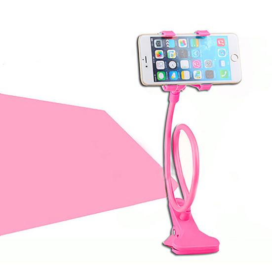 Uniwersalny uchwyt stojakowy 360 stopniowy leniwy uchwyt łóżkowy biurkowy samochodowy na telefon