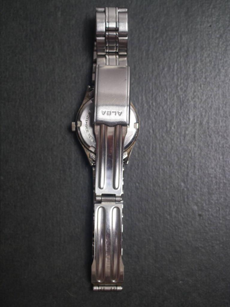 SEIKO ALBA Quartz Date Watch with Working Condition 3-Hand Strap, V782-6D30, Women's Watch, (ae671)