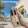 Phone Case Compatible for Galaxy Z Fold 3 5G Case with Pen Holder Nonslip Shockproof Leather Phone
