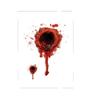 5PCS/SET Long-Lasting Bloody Scar Tattoos Decals Halloween Fake Wound Stickers  Film Props