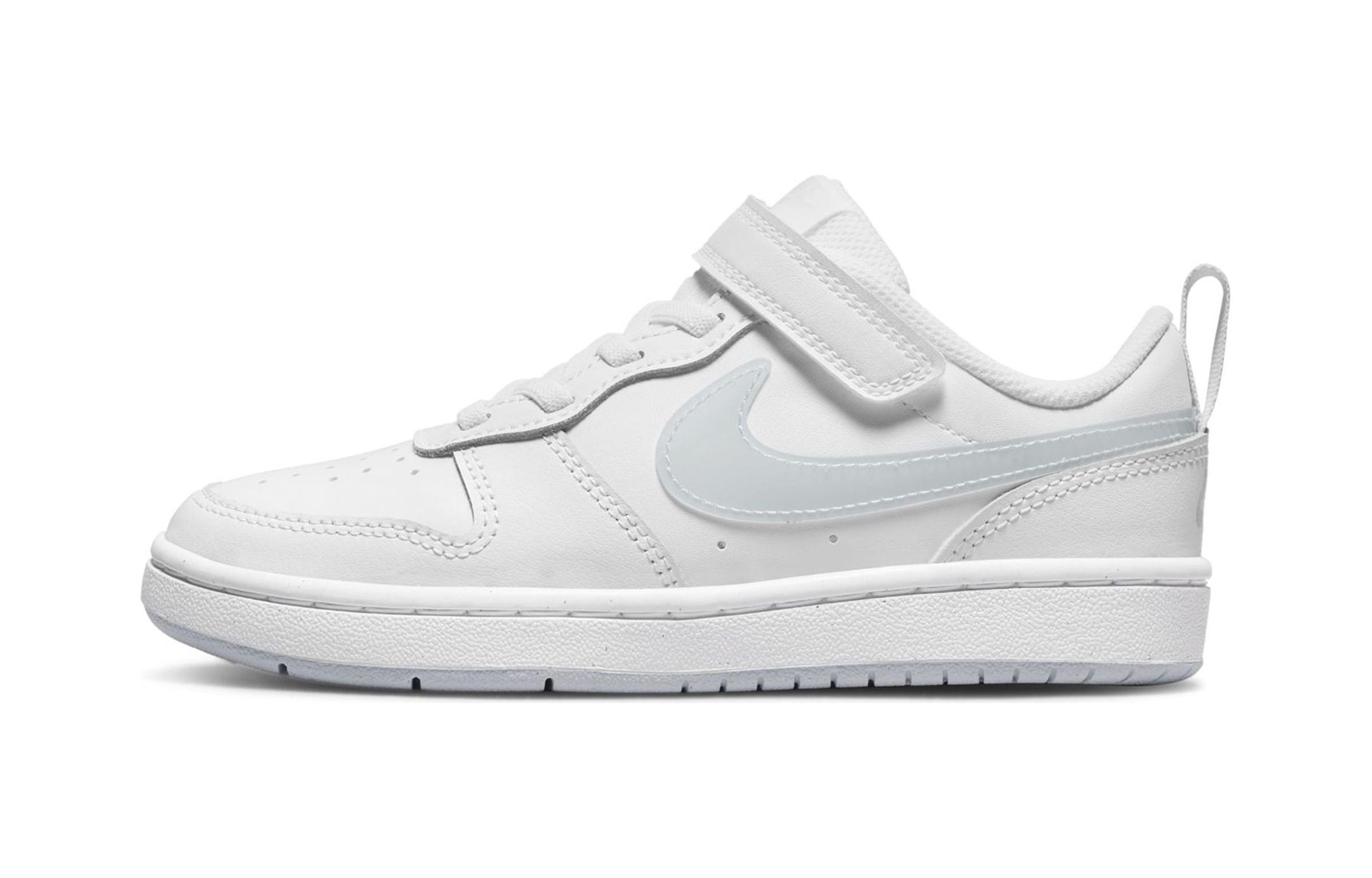 Nike Court Borough Low 2 White Aura PS BQ5451-118 35