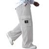 Men's American-style Retro Vertical Stripe Corduroy Loose Straight-fit Casual Work Pants
